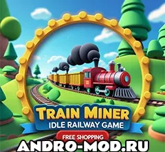 Train Miner Idle Railway Game 3.2.4 (Мод на Бесплатные покупки) на Андроид